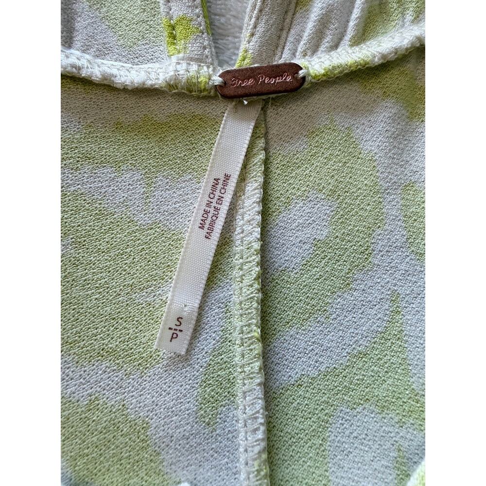 Free People Women's Next Summer Jumpsuit Lime Green Zebra Size Small - Picture 10 of 15